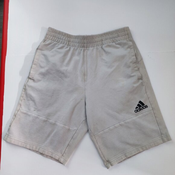 Adidas athletic / active wear short off-white men's size S - Picture 1 of 13